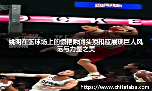 姚明在篮球场上的惊艳瞬间头顶扣篮展现巨人风范与力量之美